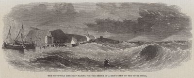 La scialuppa di salvataggio di Southwold in soccorso dell